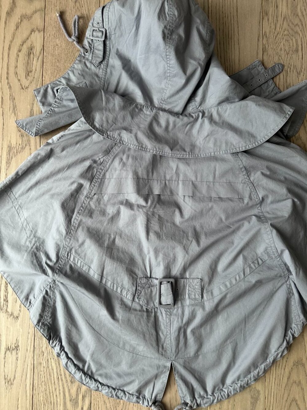 Marie n' Mary Grey Double-Breasted Short Sleeve Jacket - Picture 5 of 6